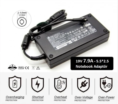 Monster Abra A5 V10.1.3150W Notebook Adaptör, Laptop Şarj Aleti